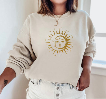 Sun and Moon Yin Yang Sweatshirt