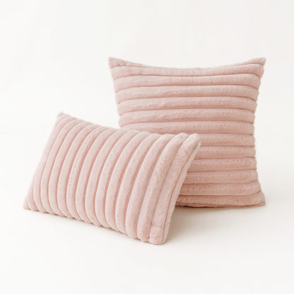 Modern Striped Pillow Cover – Polyester Sofa Cushion Case for Living Room & Bedroom