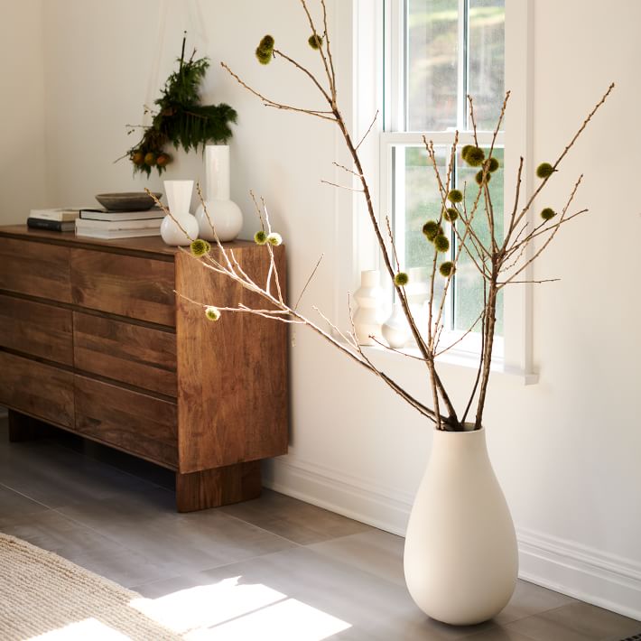 Oversized White Vase Collection