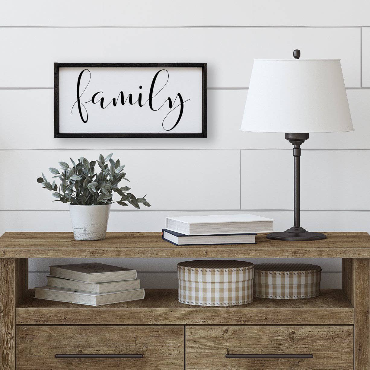 Family Wood Sign - AURABAGS SHOP