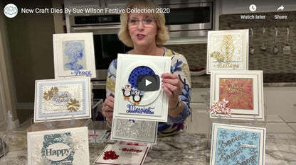 Dies by Sue Wilson Festive Poinsettia Stem