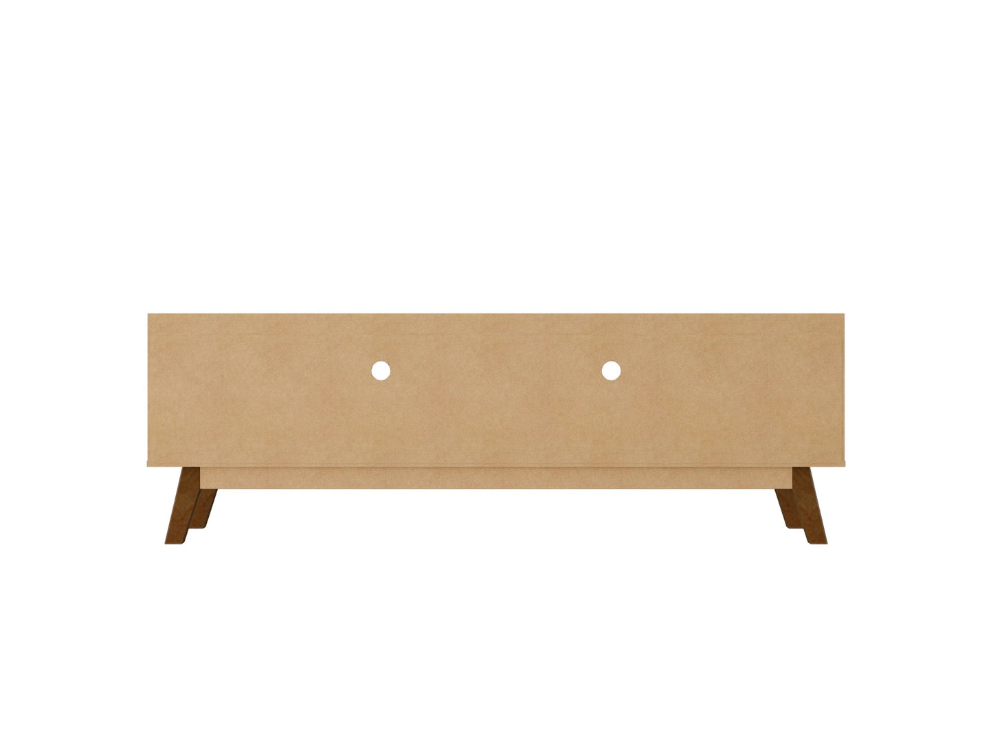Malmo Modern 70.8" TV Stand with 2 Drawers - Beige/Brown
