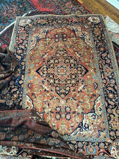 Fine Antique Tabriz | 6' 6" x 4' 9"