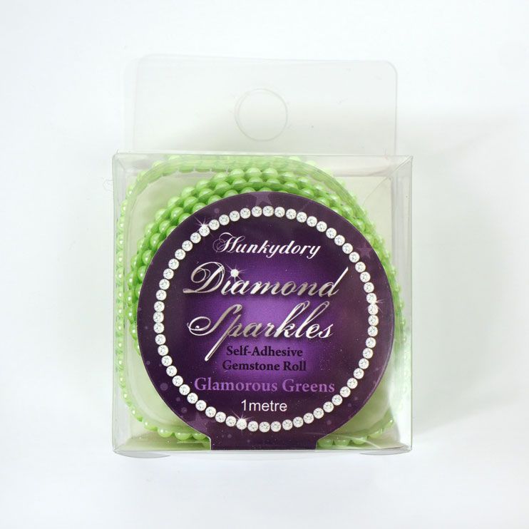 Diamond Sparkles Pearl Gemstone Rolls
