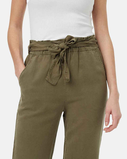 Paper Bag Tencel Pant
