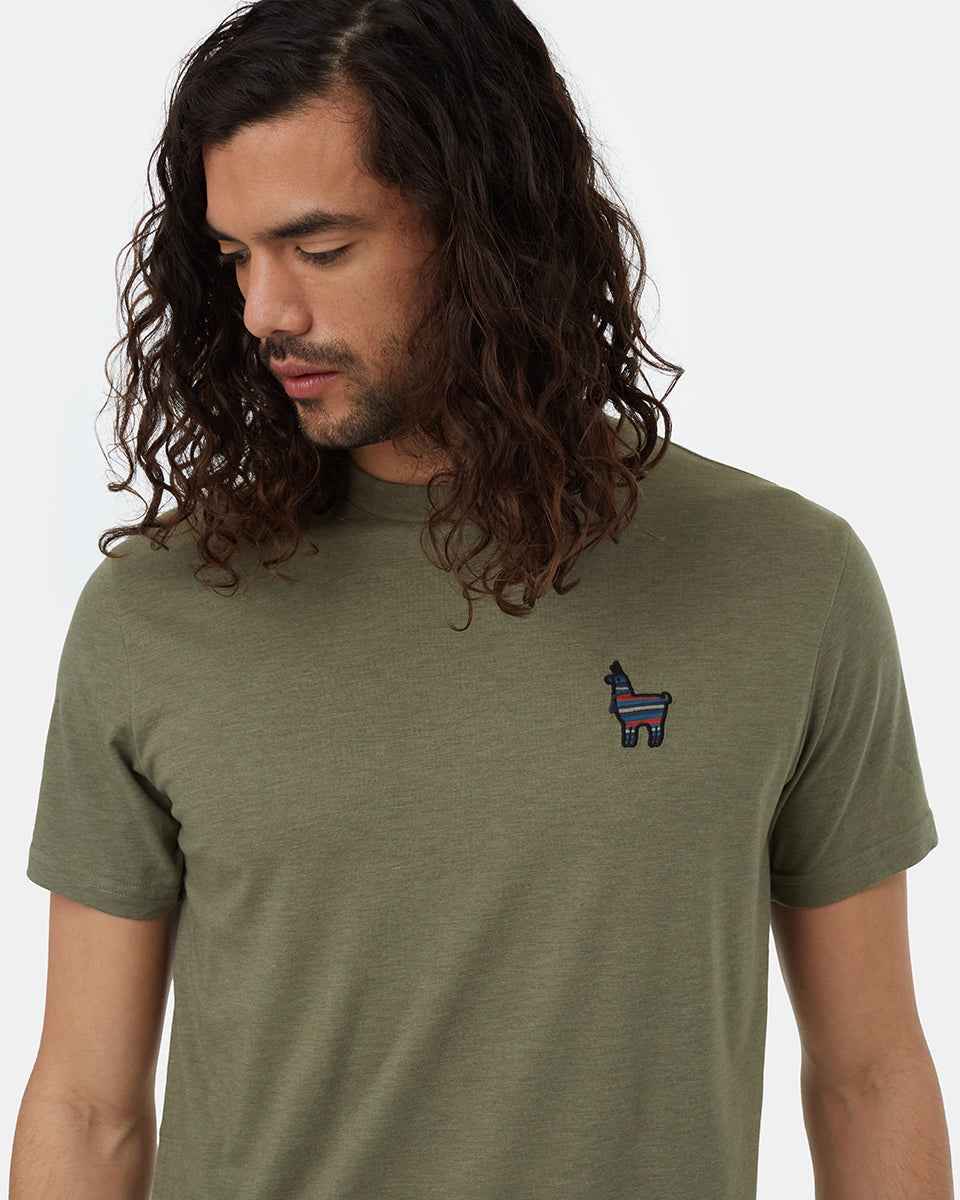 Peru Embroidered Llama T-Shirt