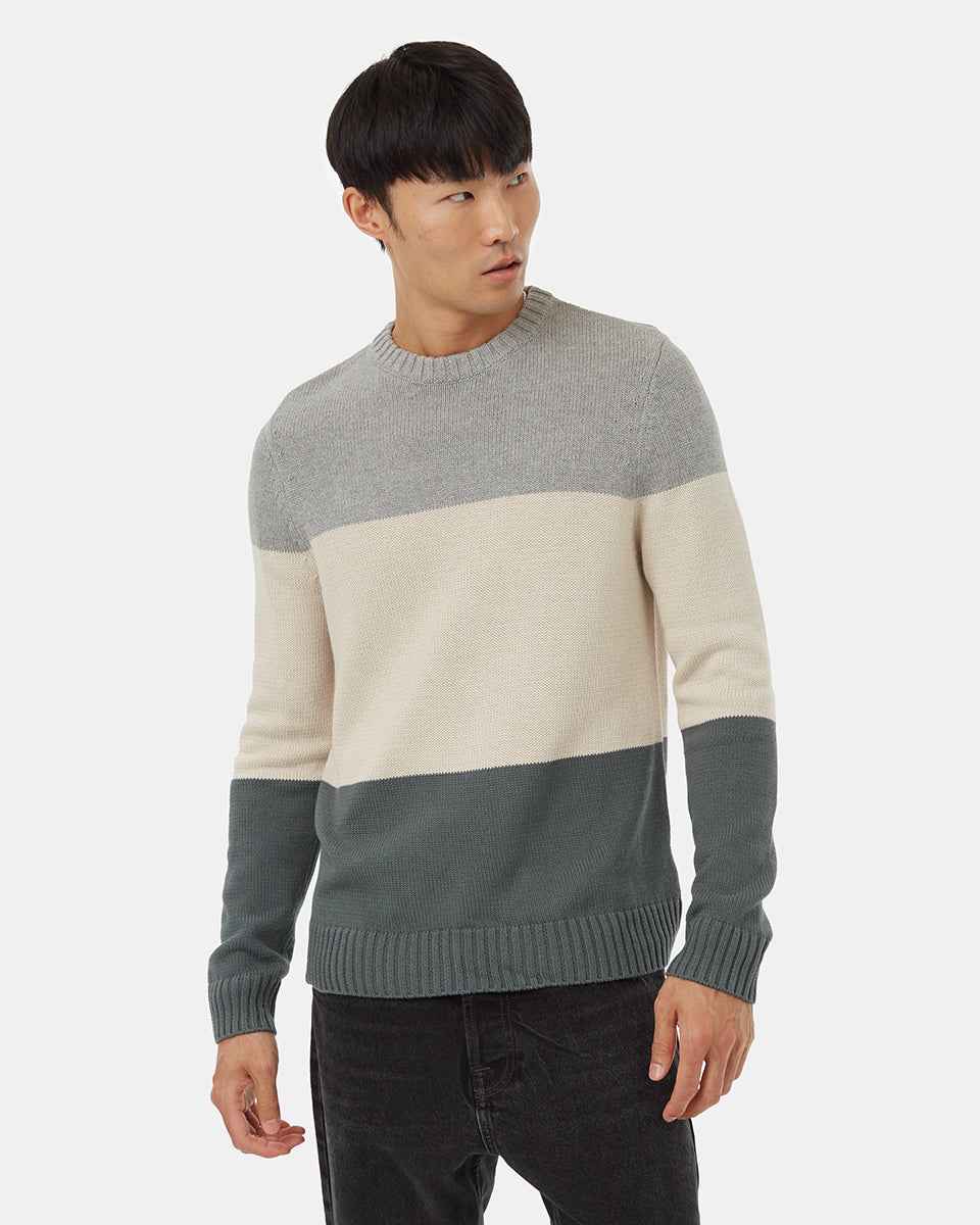 Highline Blocked Crew Sweater