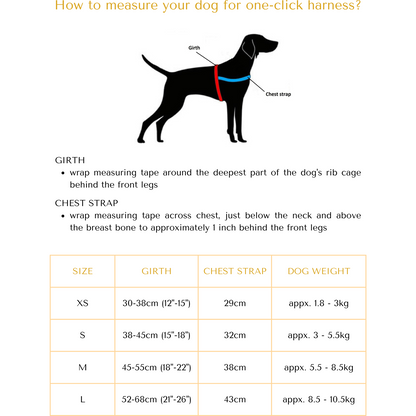 Leopard One-Click Dog Harness