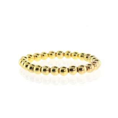 Hematite Electroplated Bead Bracelet (Enhanced)