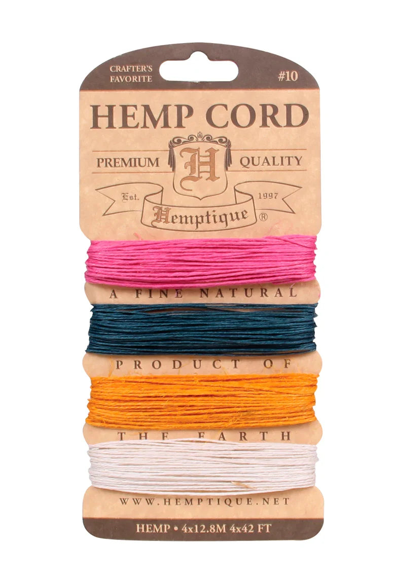 Hemptique #10 Hemp Cord Card Set