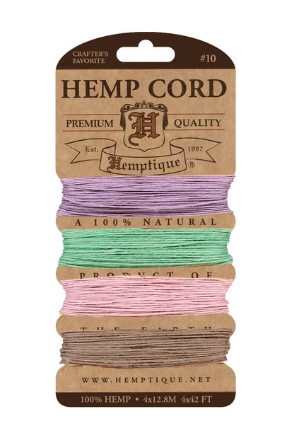 Hemptique #10 Hemp Cord Card Set