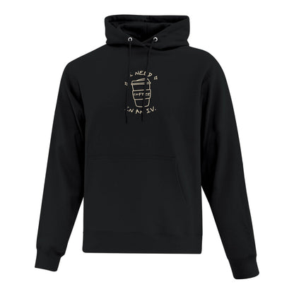 Hoodie "I Need Coffee" brodé