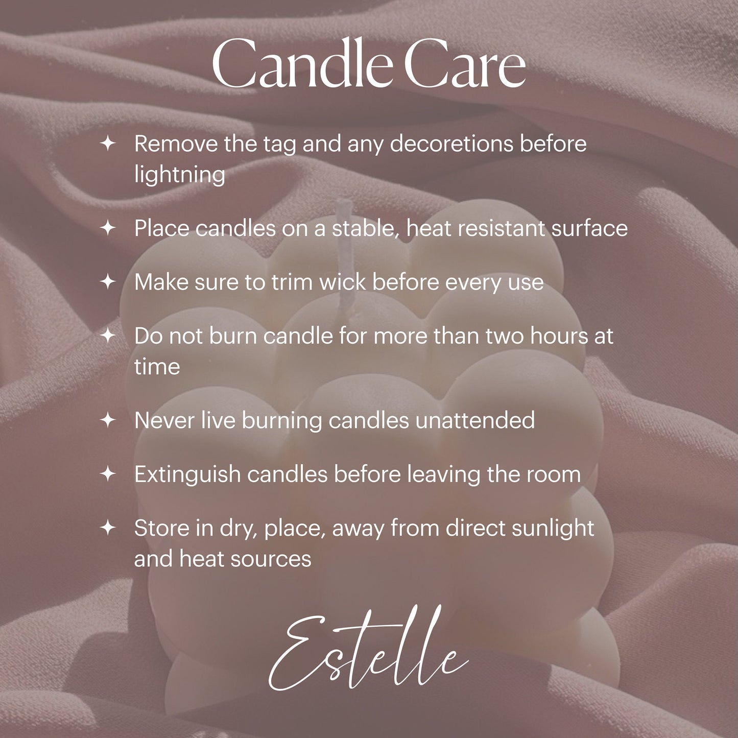 Scalloped Soy Wax Ball Candle | Home Decor