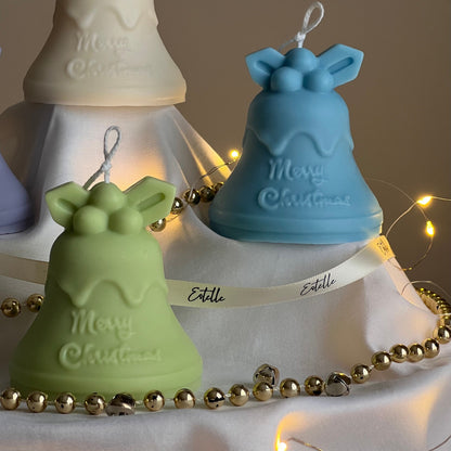 ハンドメイド クリスマスベル ソイキャンドル | ホリデーホームデコレーション