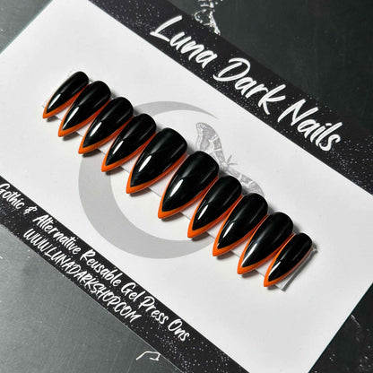 Black and Orange Skinny French