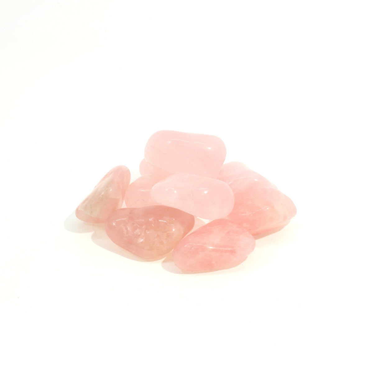 Rose Quartz E Tumbled Stones - Brazil