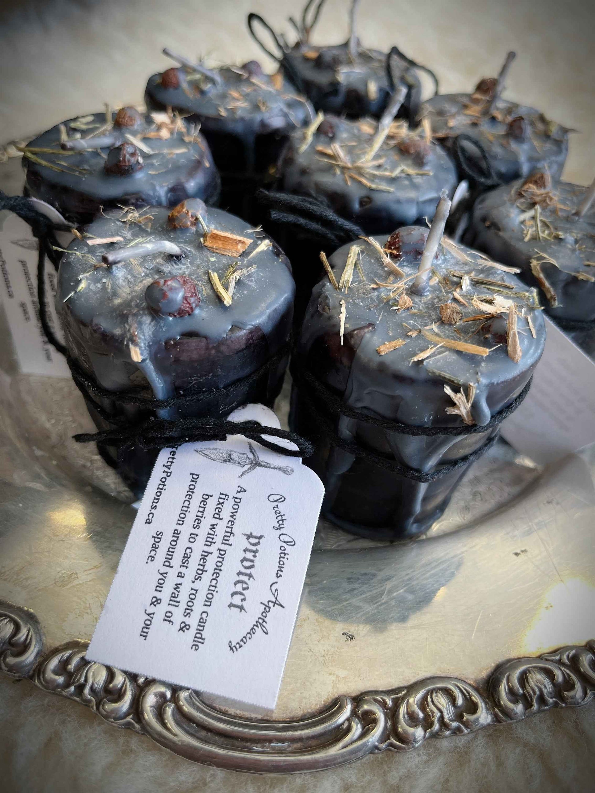 Protect Ritual Herbal Votive Candle