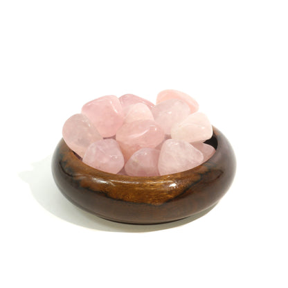 Rose Quartz E Tumbled Stones - Brazil