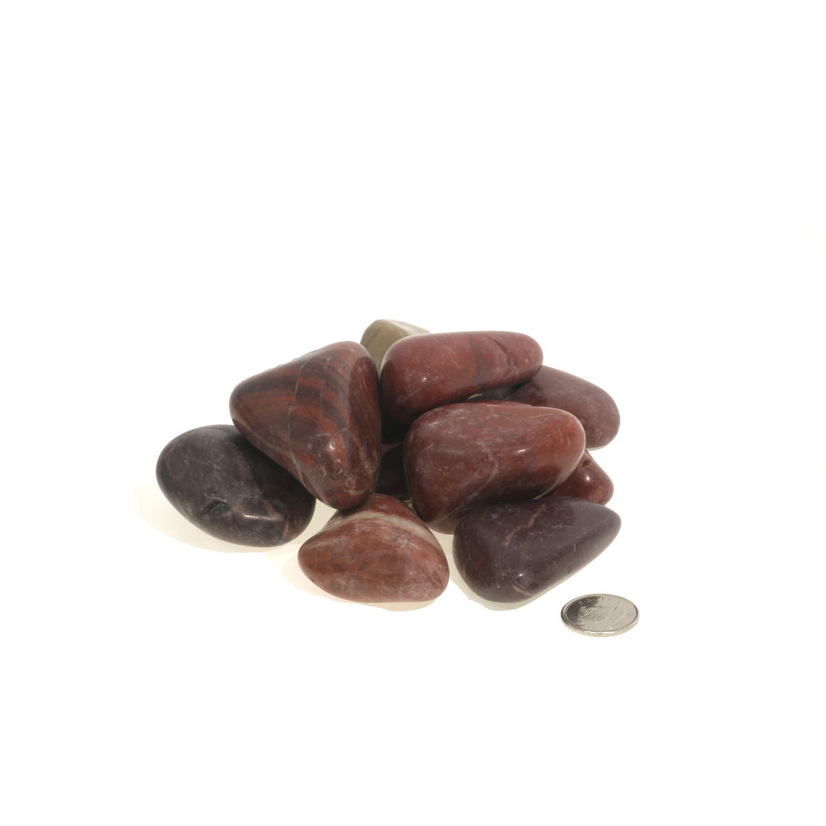 Dolomite Red Tumbled Stones