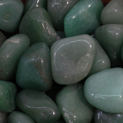 Green Aventurine Tumbled Stones - Brazil