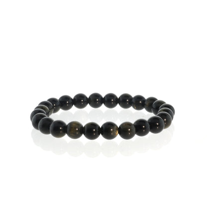 Obsidian Bead Bracelet