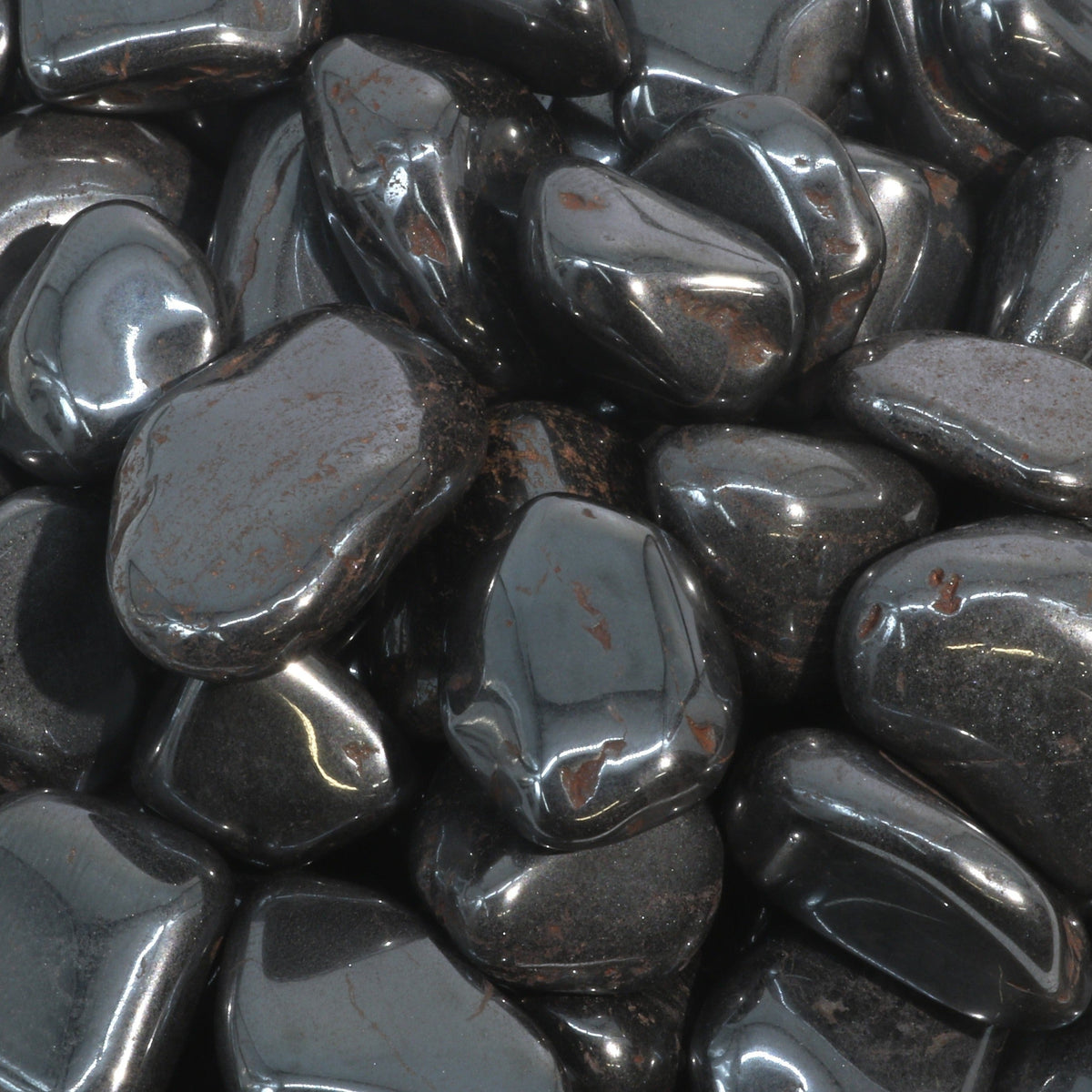 Hematite Tumbled Stones - Mini