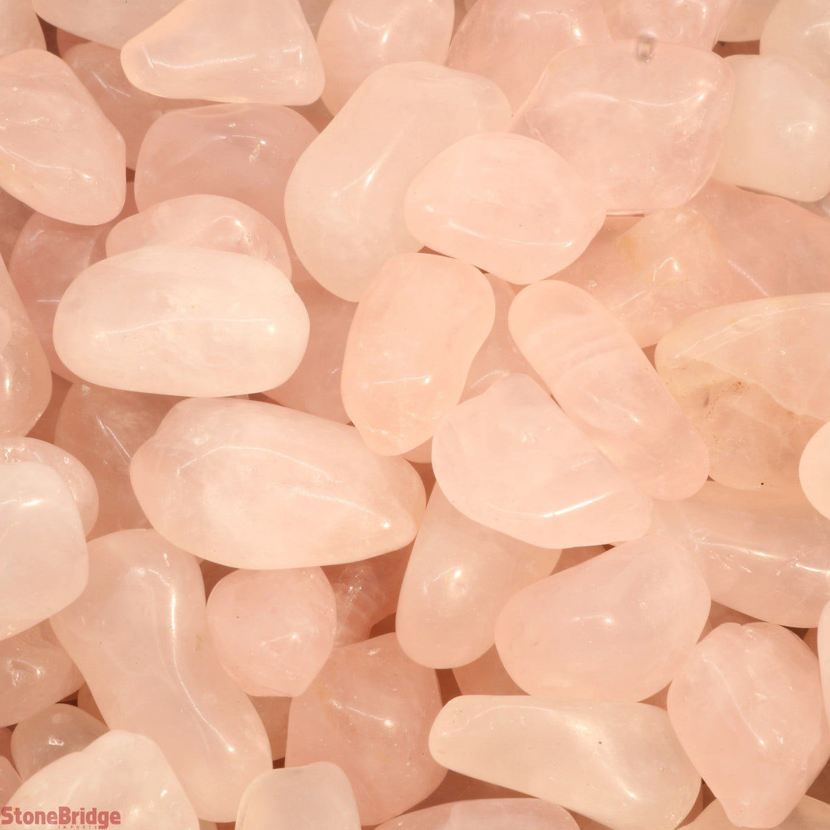 Rose Quartz E Tumbled Stones - Brazil