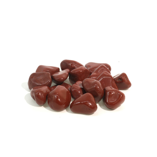 Red Jasper Tumbled Stones - Brazil