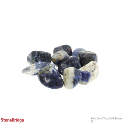 Sodalite A Tumbled Stones - Brazil