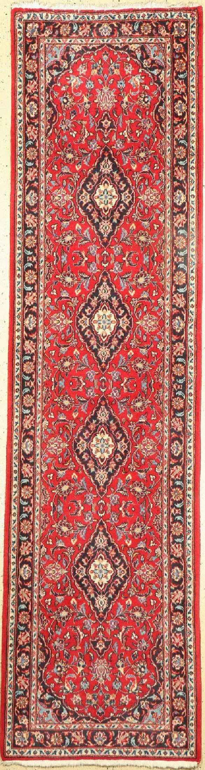 Persian Kashan Runner | 9' 10" x 2' 8"