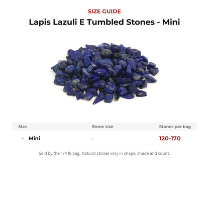 Lapis Lazuli E Tumbled Stones - Mini