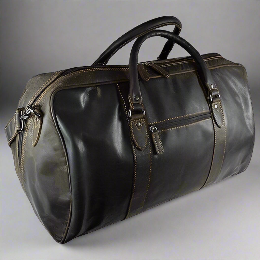 Greenwood Leather Weekend Travel Bag