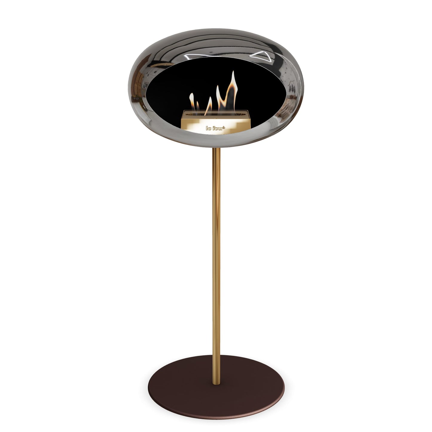 Le Feu Steel High Dome <br>Chromed Silver