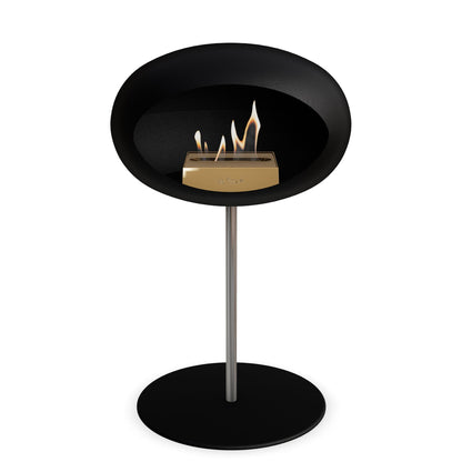 Le Feu Steel Low Dome <br>Black
