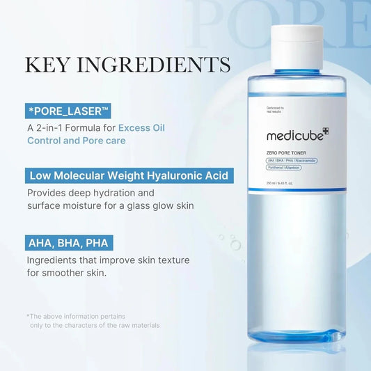 Medicube Zero Pore Toner 250ml