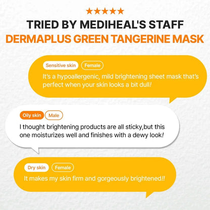 Mediheal Dermaplus Green Tangerine Mask 22ml