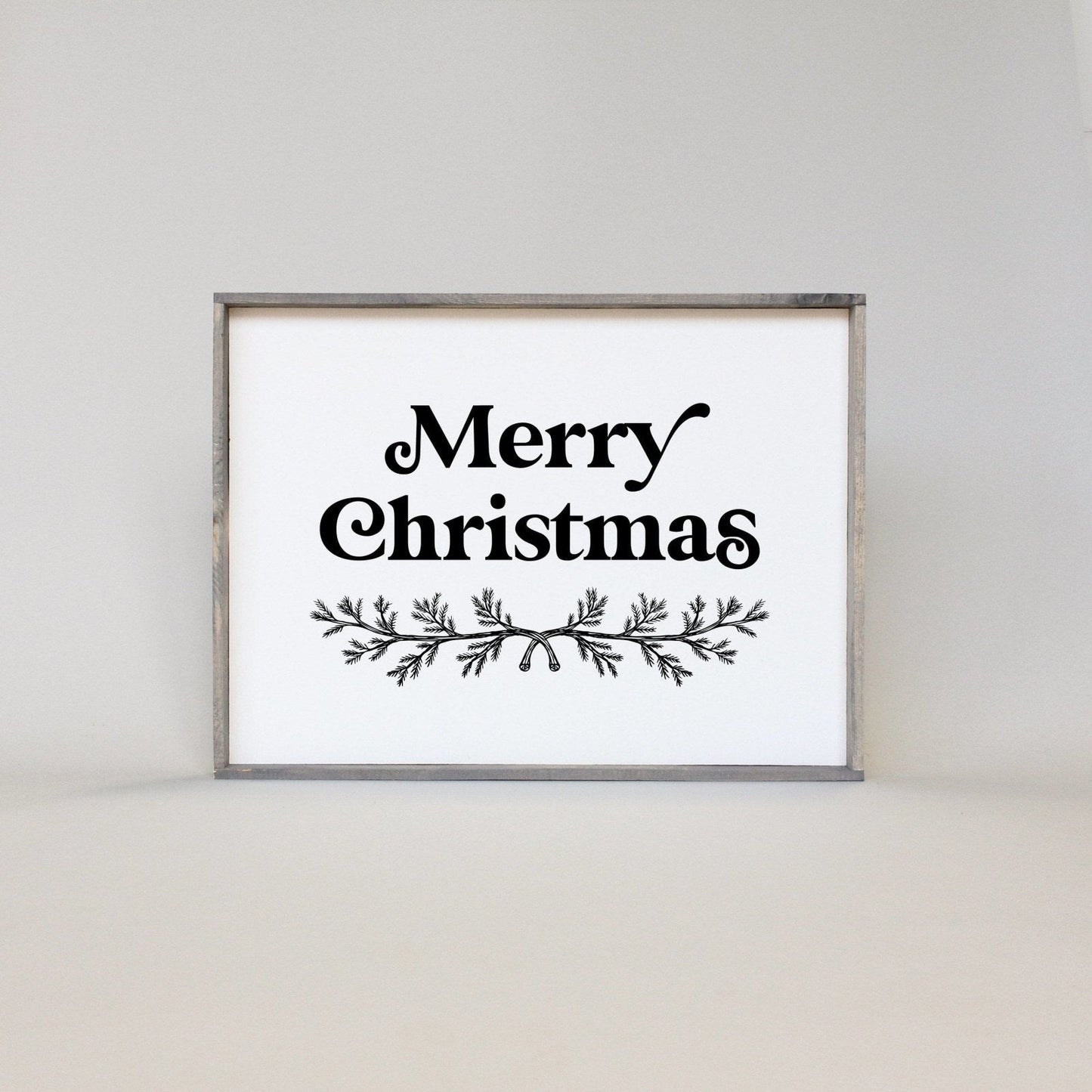 Merry Christmas (18"x24") Wood Sign