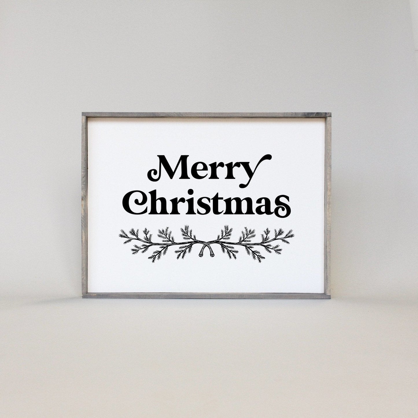 Merry Christmas Large Wood Sign