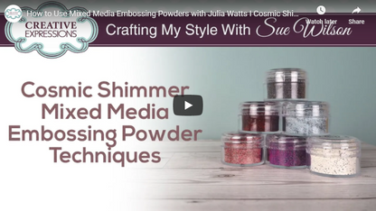 Cosmic Shimmer Mixed Media Embossing Powder