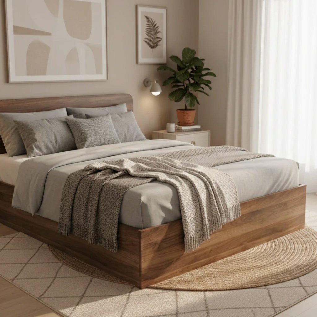 Narvik 201 Queen Wooden Bed