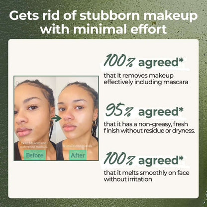 Numbuzin No.3 Pore & Makeup Cleansing Balm with Green Tea and Charcoal 85g