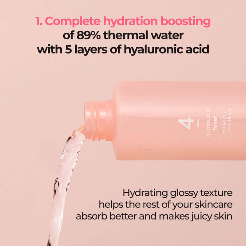 Numbuzin No.4 Hydrating Glow Mineral Toner 200ml