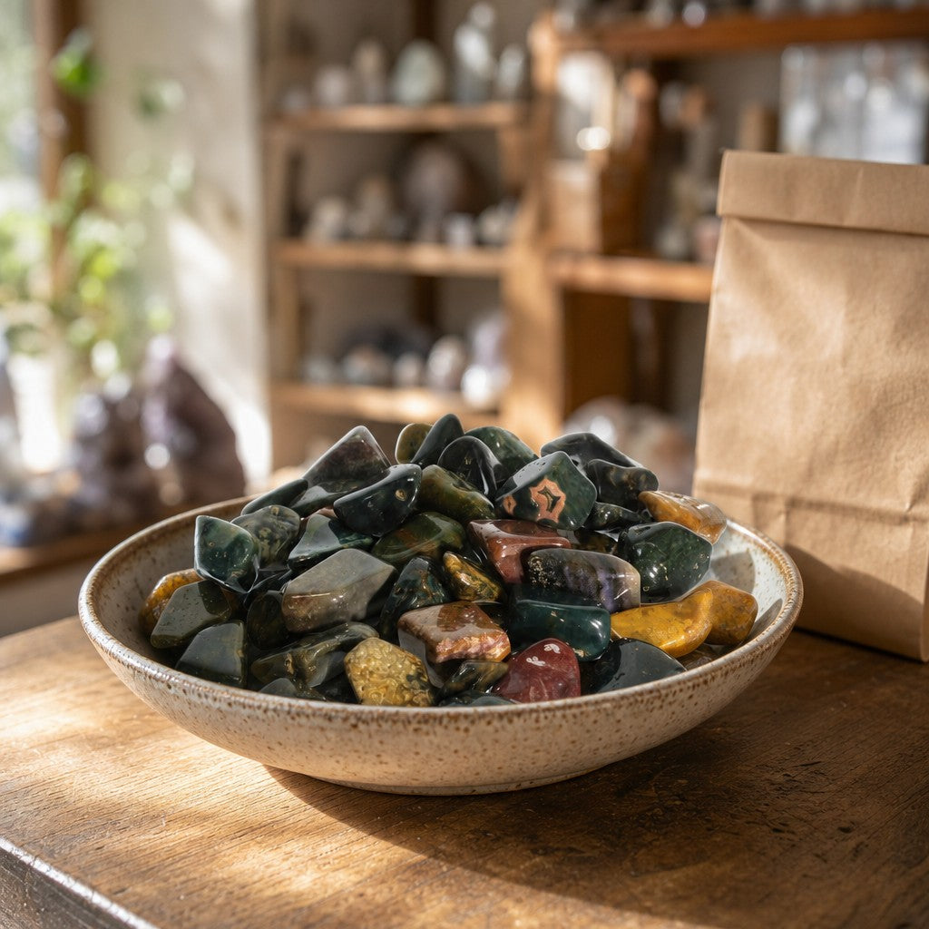 Ocean Jasper Tumbled Stones