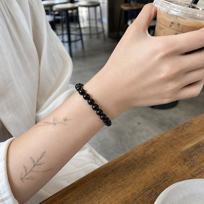 Onyx Bead Bracelet