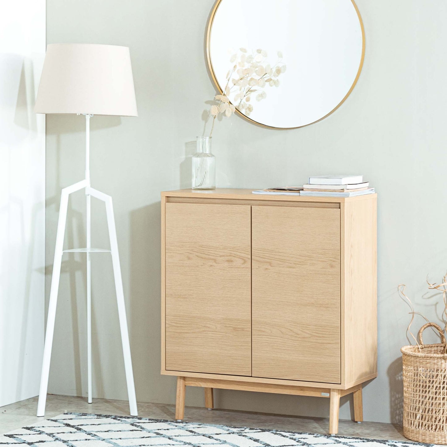 Oslo 901 Wood Shoe Rack