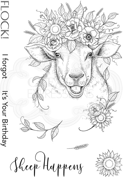 Baa-Bara A5 Clear Stamp Set