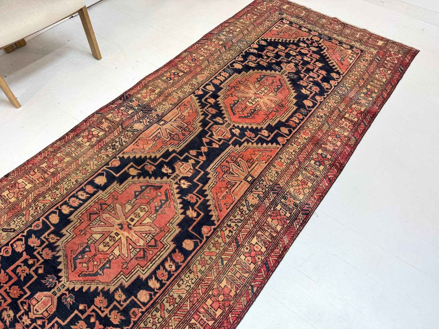 On Hold for Todd - Persian Azerbaijani Runner Rug | 4' 1” x 10' 3"