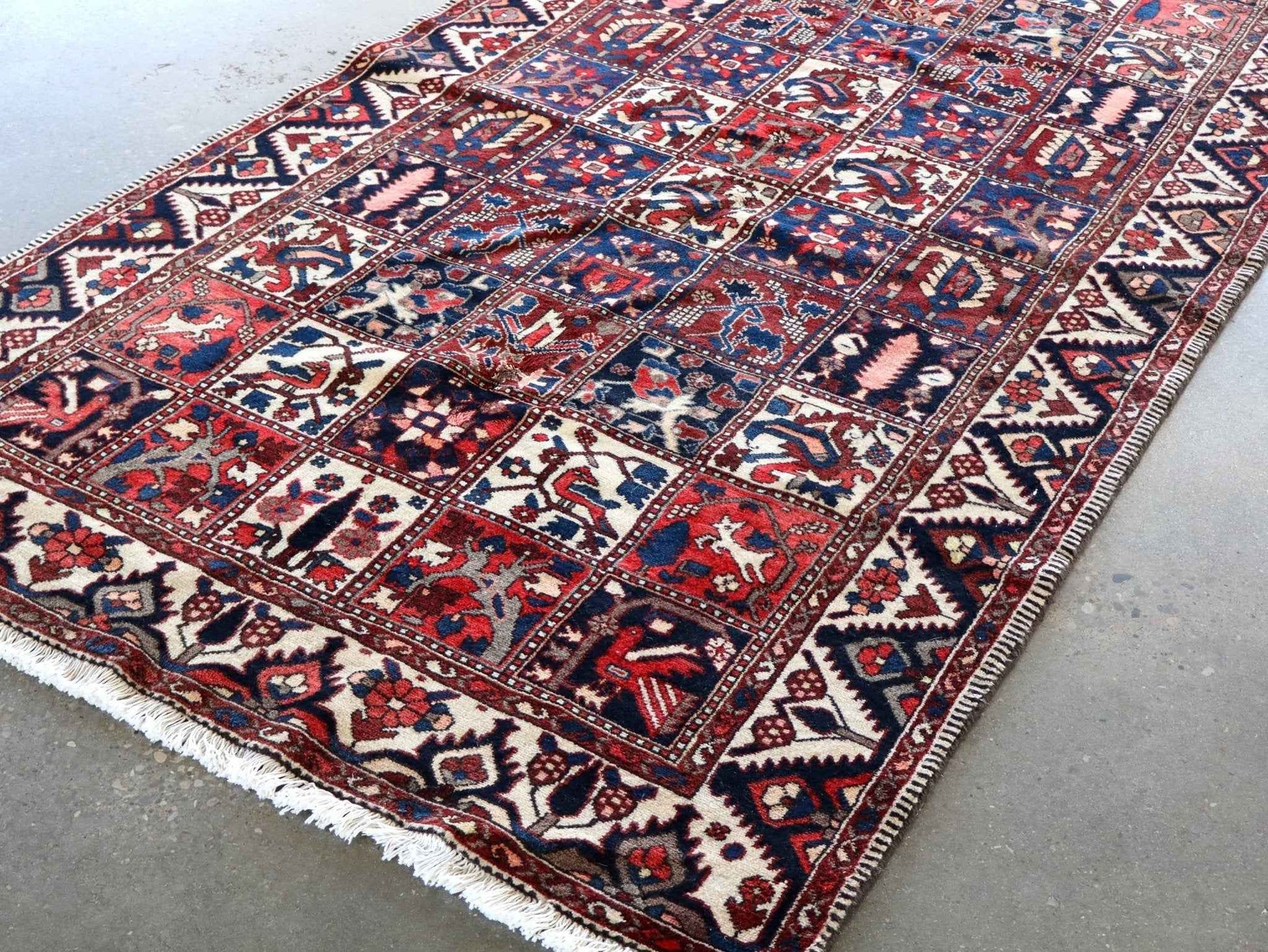 Persian Bakhtiari Rug | 5' 1" x 9' 6"