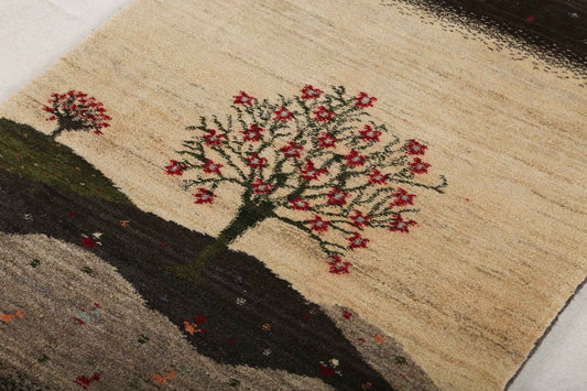 Persian Gabbeh Rug | 2' 9" x 4' 3"