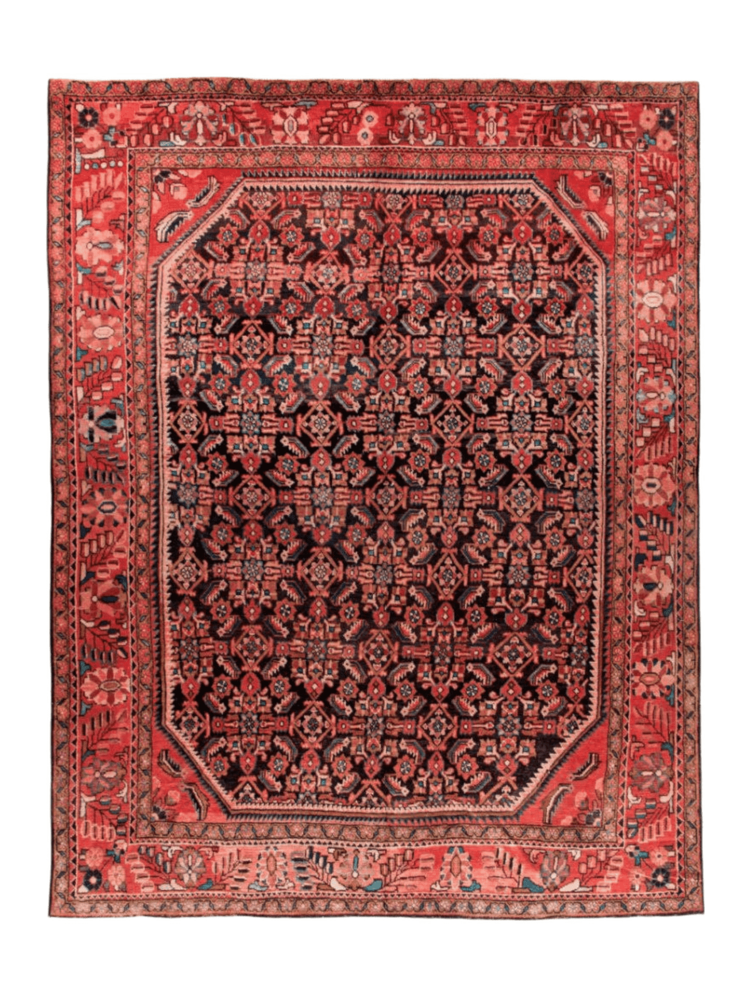 Persischer Hamadan Teppich | 2,36 m x 3,05 m